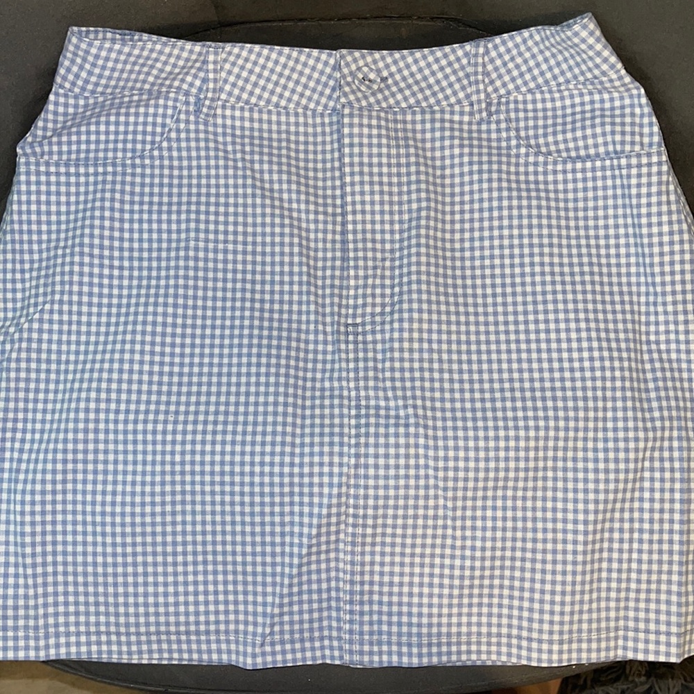 Plaid lilac skirt